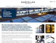 Tablet Screenshot of marcellan.com